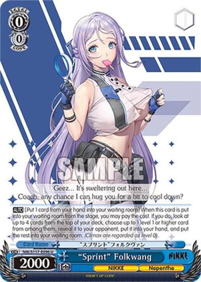 Sprint Folkwang NIK/S117-E096 U GODDESS OF VICTORY: NIKKE Card