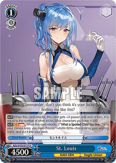 St Louis AZL/S102-E117 U Azur Lane Card