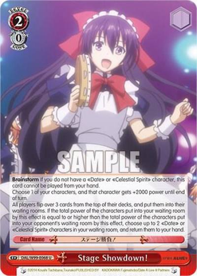 Stage Showdown DAL/W99-E068 U Date A Live Vol.2 Card