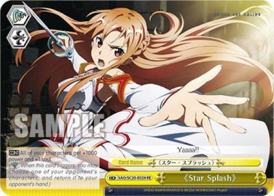 Star Splash SAO/S20-E024 RE Sword Art Online Chronicle Set Card