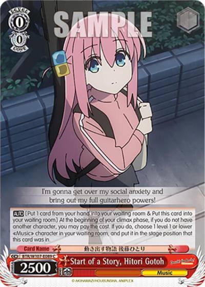 Start of a Story Hitori Gotoh BTR/W107-E089 C BOCCHI THE ROCK! Card