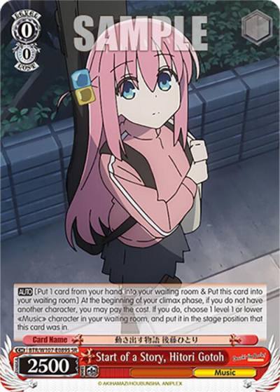 Start of a Story Hitori Gotoh SR BTR/W107-E089S SR BOCCHI THE ROCK! Card