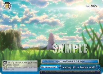 Starting Life in Another World RZ/S46-E096 CR Re:ZERO Card