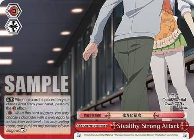 Stealthy Strong Attack 5HY/W101-E074 CR The Quintessential Quintuplets Movie Card