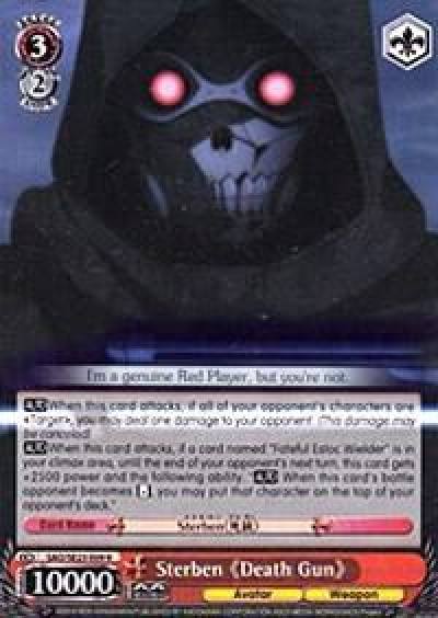 Sterben Death Gun Parallel Foil SAO/SE23-E09 R Sword Art Online II Card