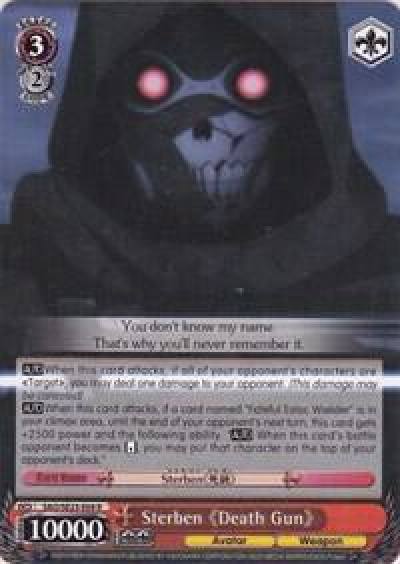 Sterben Death Gun SAO/SE23-E09 R Sword Art Online II Card