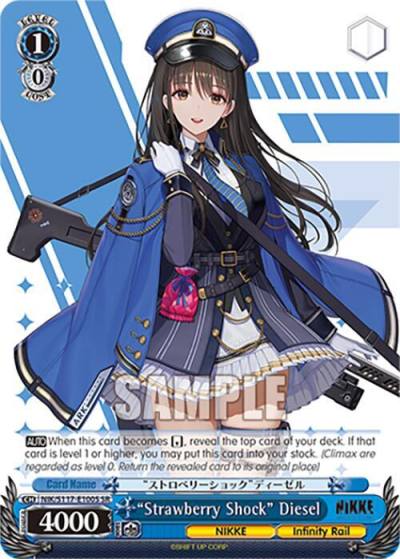 Strawberry Shock Diesel SR NIK/S117-E100S SR GODDESS OF VICTORY: NIKKE Card