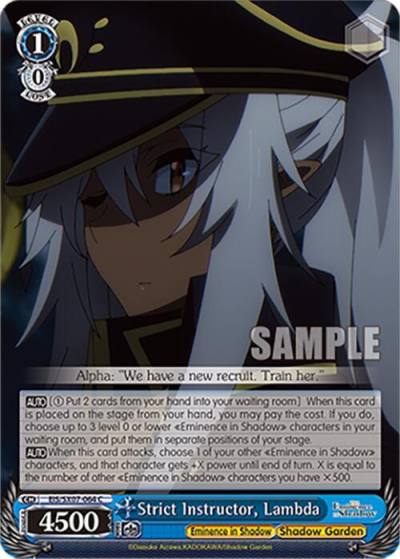 Strict Instructor Lambda EIS/SX07-064 The Eminence in Shadow Card