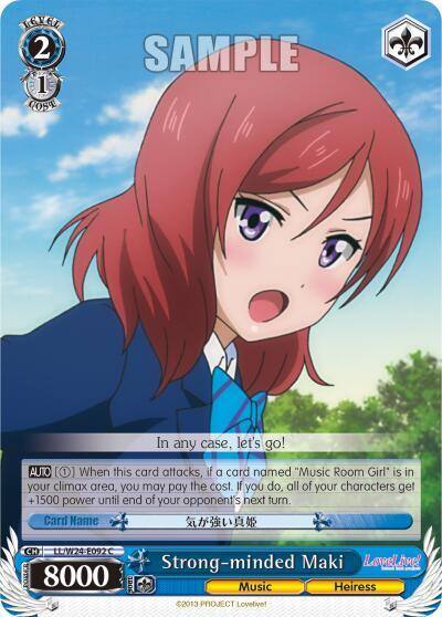 Strong minded Maki LL/W24-E092 C Love Live! Card