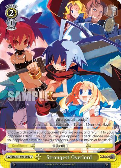 Strongest Overlord DG/EN-S03-E037 U Disgaea Card