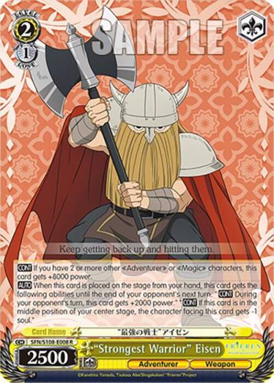 Strongest Warrior Eisen SFN/S108-E008 R Frieren: Beyond Journey’s End Card