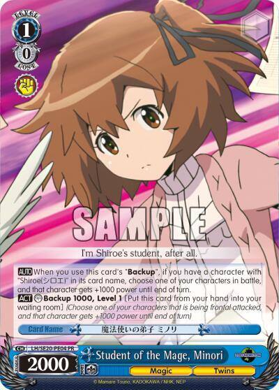 Student of the Mage Minori LH/SE20-PE04 PR LOG HORIZON Card