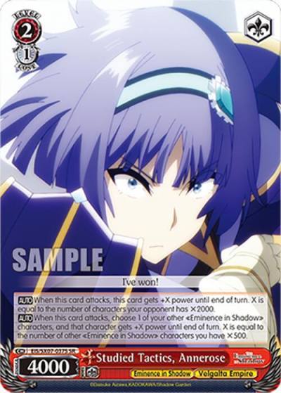 Studied Tactics Annerose SR EIS/SX07-037S The Eminence in Shadow Card
