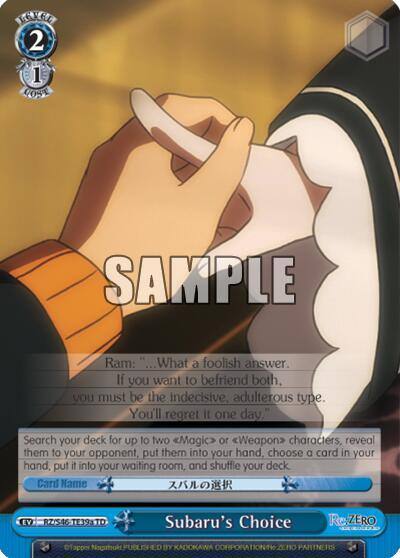 Subarus Choice A RZ/S46-TE39a TD Re:ZERO Card