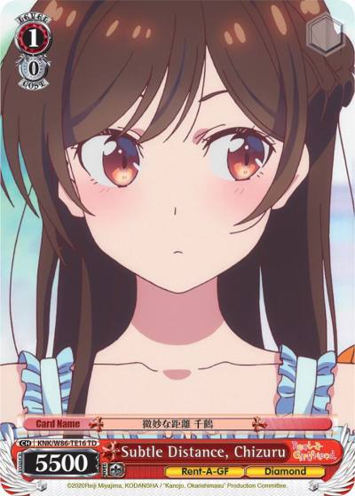Subtle Distance Chizuru KNK/W86-TE16 TD Rent-A-Girlfriend Card