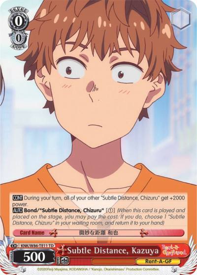 Subtle Distance Kazuya KNK/W86-TE11 TD Rent-A-Girlfriend Card