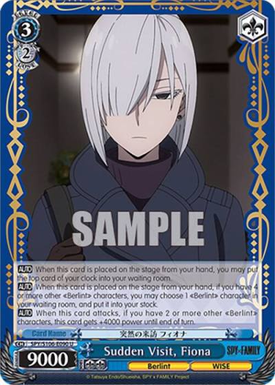 Sudden Visit Fiona SPY/S106-E090 U SPY x FAMILY Card