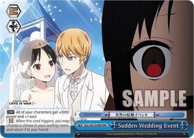 Sudden Wedding Event RRR KGL/S95-E098R RRR Kaguya-Sama: Love is War? Card
