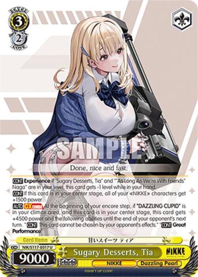 Sugary Desserts Tia NIK/S117-E017 U GODDESS OF VICTORY: NIKKE Card