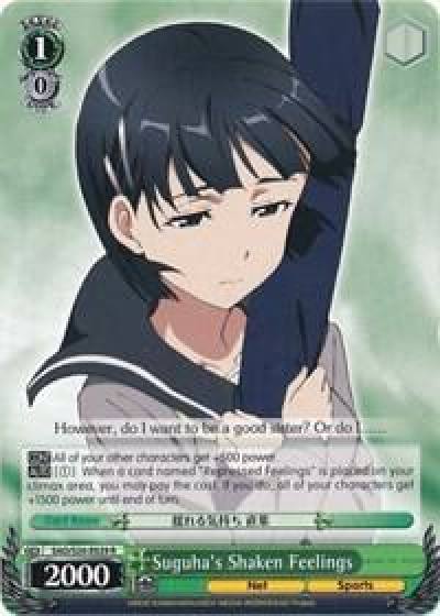 Suguhas Shaken Feelings SAO/S20-E029 R Sword Art Online Card