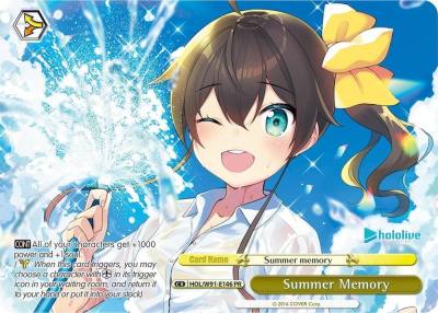 Summer Memory PR HOL/W91-E146 PR hololive production Card