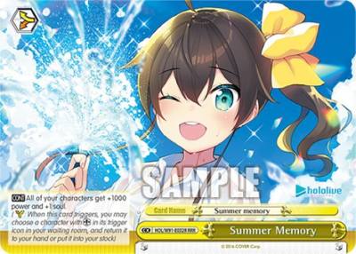 Summer Memory RRR HOL/W91-E032R RRR hololive production Card
