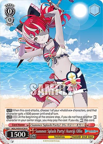 Summer Splash Party Kureiji Ollie HOL/WE44-E28 N hololive production Summer Collection Premium Booster Card