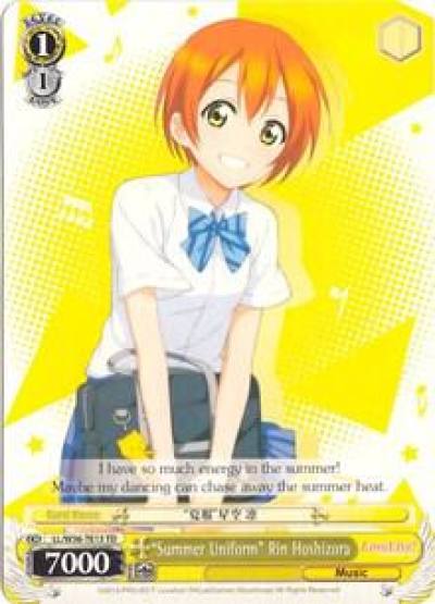 Summer Uniform Rin Hoshizora LL/W36-TE13 TD Love Live! Vol. 2 Card