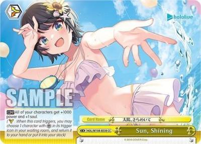 Sun Shining HOL/W104-E038 CC hololive production Vol.2 Card