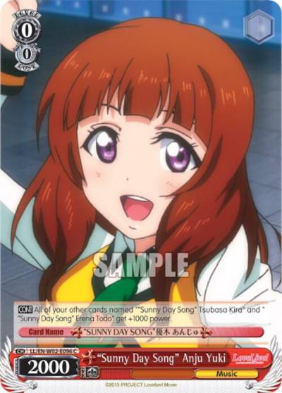 Sunny Day Song Anju Yuki LL/EN-W02-E096 C Love Live! DX Vol.2 Card