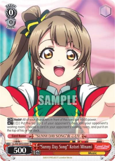 Sunny Day Song Kotori Minami LL/EN-W02-E091 C Love Live! DX Vol.2 Card
