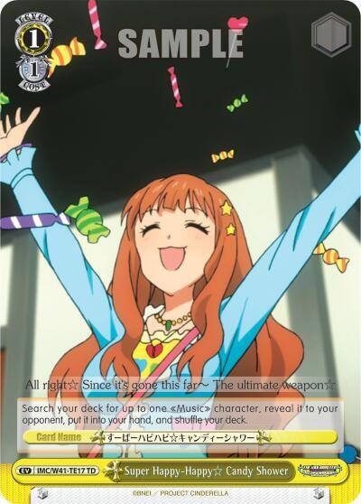 Super Happy Happy Candy Shower IMC/W41-TE17 TD The iDOLM@STER Cinderella Girls Card