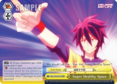 Super Healthy Space RRR NGL/S58-E021R RRR No Game No Life Card