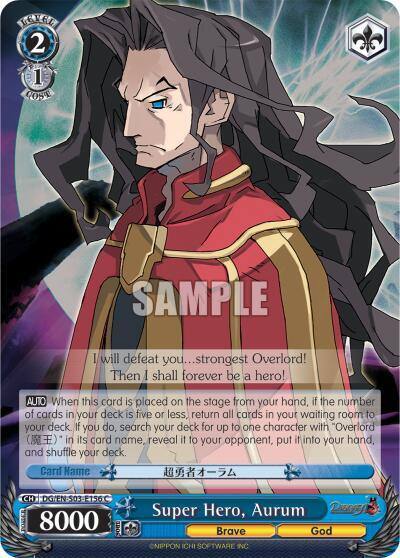 Super Hero Aurum DG/EN-S03-E156 C Disgaea Card