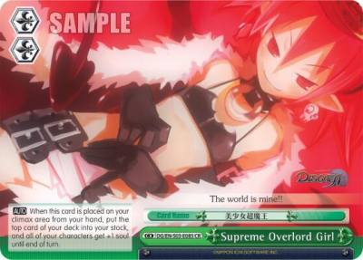 Supreme Overlord Girl DG/EN-S03-E085 CR Disgaea Card