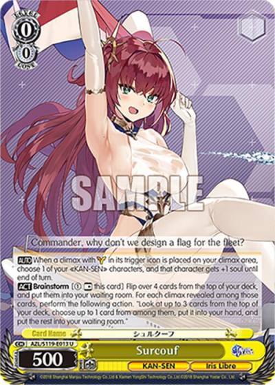 Surcouf AZL/S119-E013 U Azur Lane Vol. 2 Card