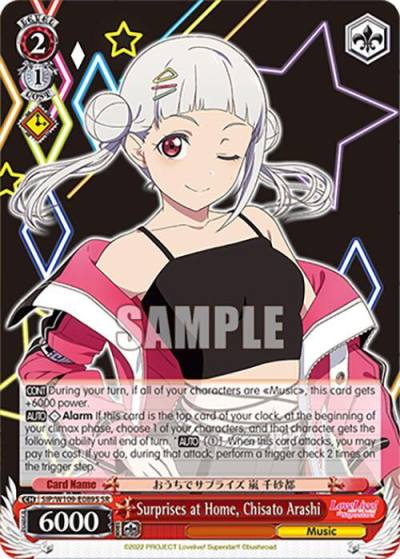 Surprises at Home Chisato Arashi SR SIP/W109-E089S SR Love Live! School idol festival 2 MIRACLE LIVE! Card