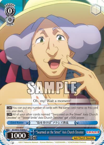 Swarmed on the Street Axis Church Devotee A KS/W55-E089a C KonoSuba 2 Card