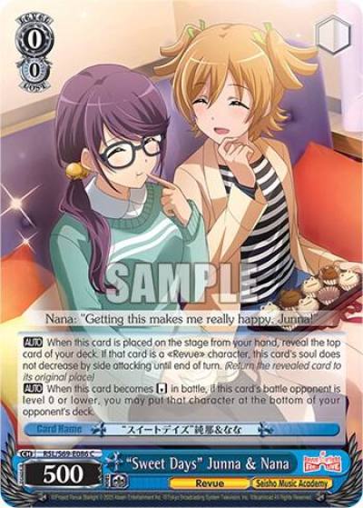 Sweet Days Junna and Nana RSL/S69-E086 C Revue Starlight -Re LIVE- Card