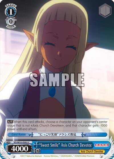 Sweet Smile Axis Church Devotee KS/W55-E092 C KonoSuba 2 Card