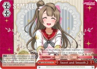 Sweet and Smooth~ LL/EN-W02-E114 CC Love Live! DX Vol.2 Card