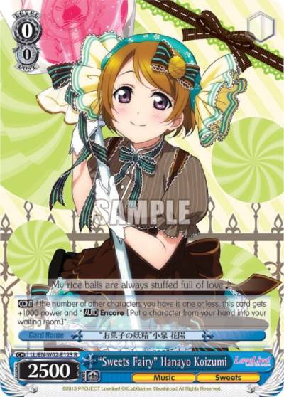 Sweets Fairy Hanayo Koizumi LL/EN-W02-E123 R Love Live! DX Vol.2 Card