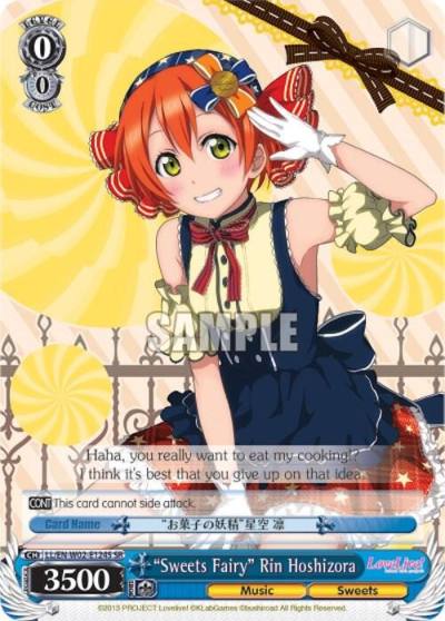 Sweets Fairy Rin Hoshizora SR LL/EN-W02-E124S SR Love Live! DX Vol.2 Card