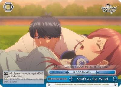 Swift as the Wind RRR 5HY/W83-TE54R RRR The Quintessential Quintuplets Card