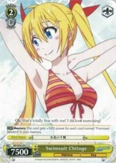 Swimsuit Chitoge NK/W30-E011 U NISEKOI -False Love- Card