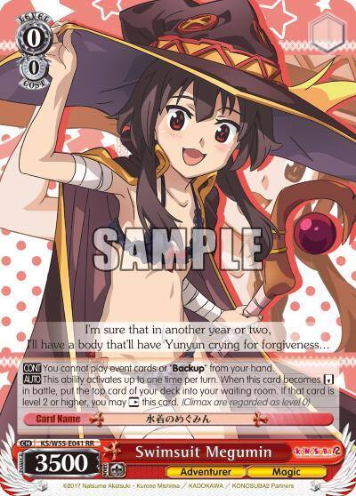 Swimsuit Megumin KS/W55-E041 RR KonoSuba 2 Card