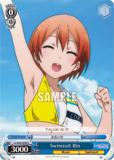 Swimsuit Rin LL/W24-E089 C Love Live! Card