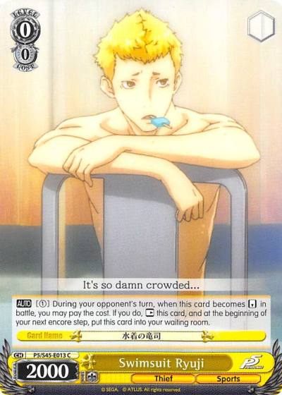 Swimsuit Ryuji P5/S45-E013 C Persona 5 Card