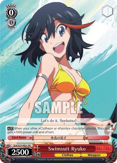 Swimsuit Ryuko KLK/S27-PE01 PR KILL la KILL Card