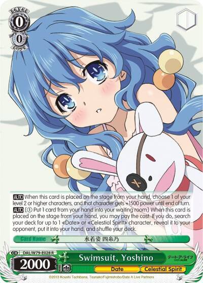 Swimsuit Yoshino DAL/W79-E028 R Date A Live Card